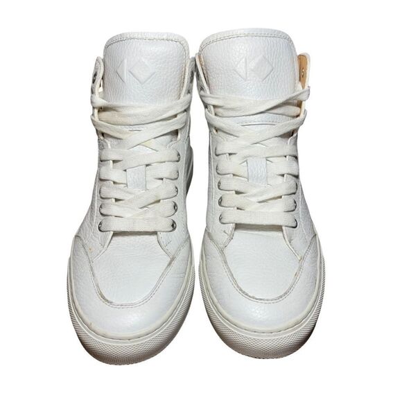 KOlO Men’s Size EU 38 US 7 Capri Triple White Leather Shoes Designer Casual - Picture 2 of 5